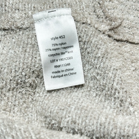 BAREFOOT DREAMS Cozy Chic Lite Circle Cardigan Size L/XL - Picture 7 of 8